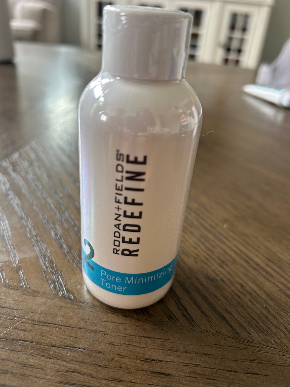 Rodan + Fields REDEFINE Toner Bottle - White and Blue Accents